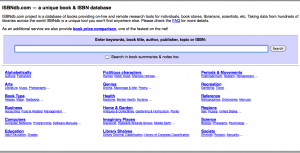 ISBN database