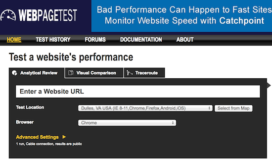 website performance