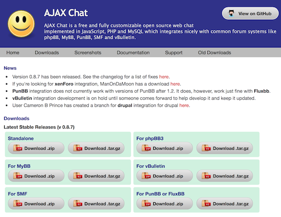 ajax chat